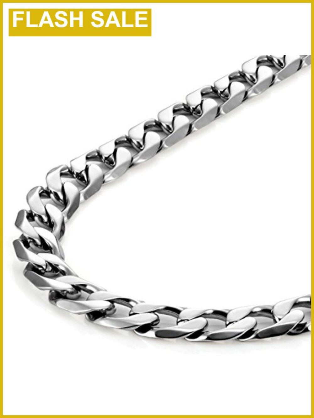 Men's 316L Stainless Steel Cuban Chain Necklace